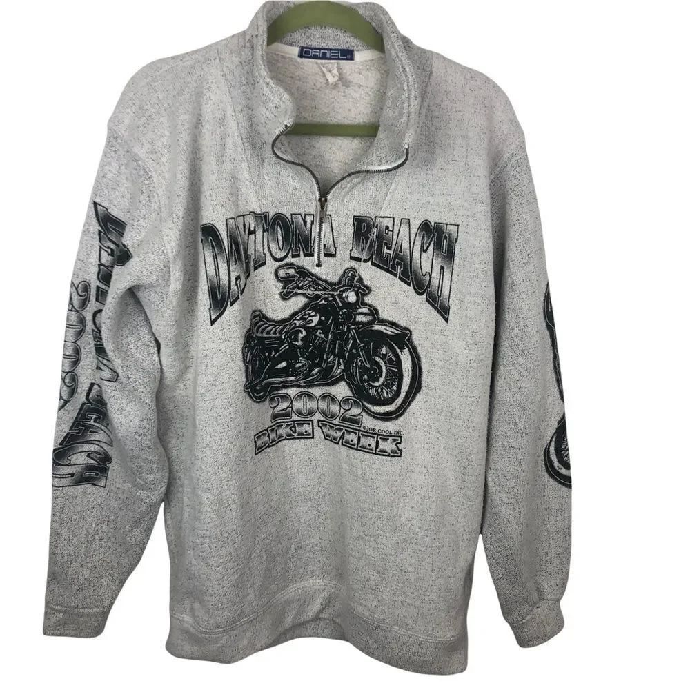 Daytona beach biker motorcycle sweatshirt 2002